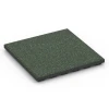 Valdempende EPDM-tegel – 120 cm von WARCO im Farbdesign Engels gazon mit den Abmessungen 50 x 50 x 4 cm | 0,25 m². Produktfoto von Artikel 6424 in der Aufsicht von schräg vorne.