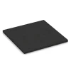 Rubberen speelplaatstegels von WARCO im Farbdesign Antraciet mit den Abmessungen 50 x 50 x 3 cm | 0,25 m². Produktfoto von Artikel 6287 in der Aufsicht von schräg vorne.
