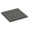 Valdempende EPDM-tegel – 90 cm von WARCO im Farbdesign Donkergrijs graniet mit den Abmessungen 50 x 50 x 3 cm | 0,25 m². Produktfoto von Artikel 6413 in der Aufsicht von schräg vorne.