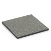 Rubberen speelplaatstegel – 90 cm von WARCO im Farbdesign Grijs graniet mit den Abmessungen 50 x 50 x 3 cm | 0,25 m². Produktfoto von Artikel 6414 in der Aufsicht von schräg vorne.