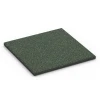 Valdempende EPDM-tegel – 90 cm von WARCO im Farbdesign Engels gazon mit den Abmessungen 50 x 50 x 3 cm | 0,25 m². Produktfoto von Artikel 6415 in der Aufsicht von schräg vorne.