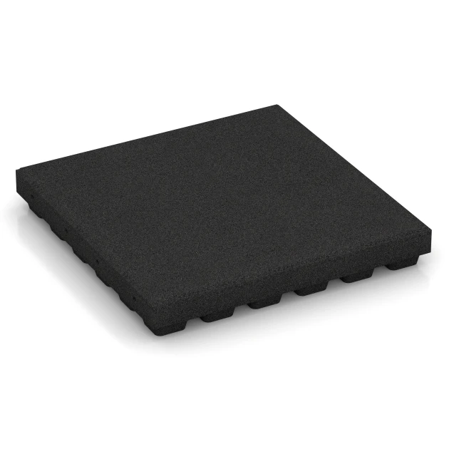Valdempende tegel – 205 cm von WARCO im Farbdesign Antraciet mit den Abmessungen 50 x 50 x 7 cm | 0,25 m². Produktfoto von Artikel 6139 in der Aufsicht von schräg vorne.