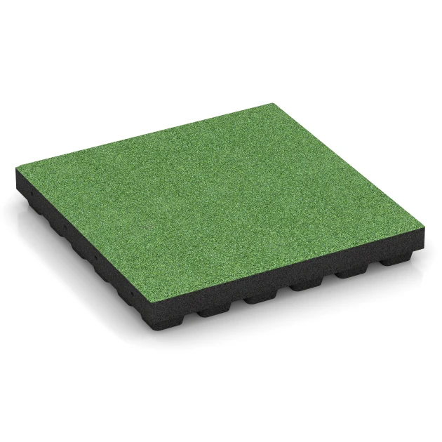 Valdempende tegel – 205 cm von WARCO im Farbdesign Lindegroen mit den Abmessungen 50 x 50 x 7 cm | 0,25 m². Produktfoto von Artikel 6141 in der Aufsicht von schräg vorne.