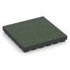 Valdempende EPDM-tegel – 210 cm von WARCO im Farbdesign Engels gazon mit den Abmessungen 50 x 50 x 7 cm | 0,25 m². Produktfoto von Artikel 6442 in der Aufsicht von schräg vorne.