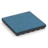 Valdempende EPDM-tegel – 210 cm von WARCO im Farbdesign Atlantische Oceaan mit den Abmessungen 50 x 50 x 7 cm | 0,25 m². Produktfoto von Artikel 6447 in der Aufsicht von schräg vorne.
