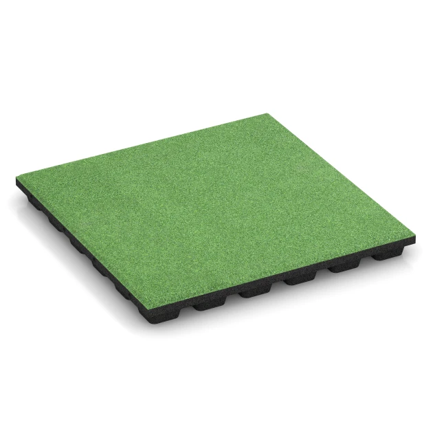 Valdempende tegel – 170 cm von WARCO im Farbdesign Lindegroen mit den Abmessungen 50 x 50 x 4,8 cm | 0,25 m². Produktfoto von Artikel 6137 in der Aufsicht von schräg vorne.