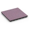 Valdempende EPDM-tegel – 160 cm von WARCO im Farbdesign Lavendel mit den Abmessungen 50 x 50 x 4,8 cm | 0,25 m². Produktfoto von Artikel 6436 in der Aufsicht von schräg vorne.