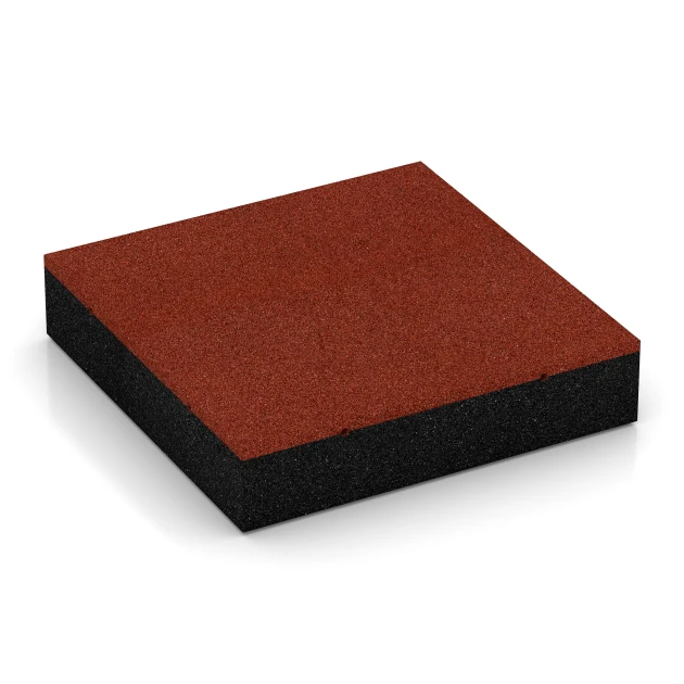 Valdempende tegel – 300 cm von WARCO im Farbdesign Baksteenrood mit den Abmessungen 50 x 50 x 11 cm | 0,25 m². Produktfoto von Artikel 6278 in der Aufsicht von schräg vorne.