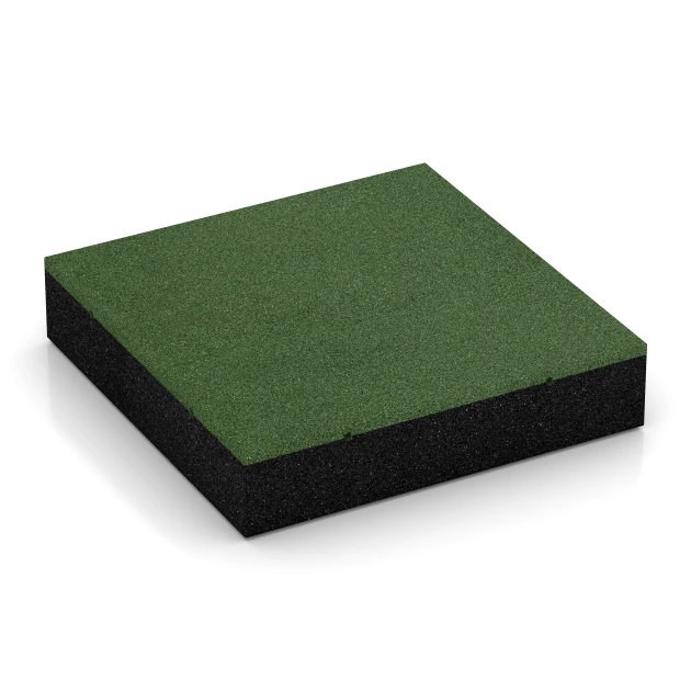 Valdempende tegel – 300 cm von WARCO im Farbdesign Grasgroen mit den Abmessungen 50 x 50 x 11 cm | 0,25 m². Produktfoto von Artikel 6279 in der Aufsicht von schräg vorne.