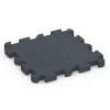 Rubber puzzeltegel fitness von WARCO im Farbdesign Leigrijs mit den Abmessungen 50 x 50 x 4 cm | 0,25 m². Produktfoto von Artikel 6996 in der Aufsicht von schräg vorne.