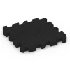 Rubberen speelplaatstegel – 190 cm von WARCO im Farbdesign Antraciet mit den Abmessungen 50 x 50 x 5 cm | 0,25 m². Produktfoto von Artikel 6401 in der Aufsicht von schräg vorne.