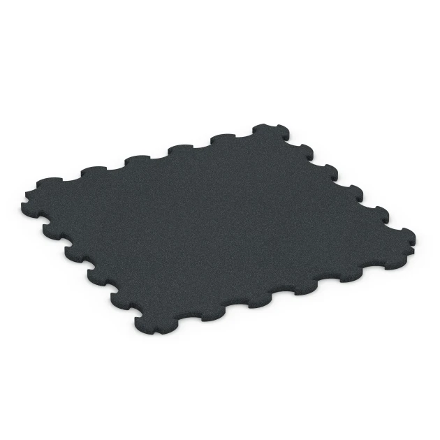Rubber mat voor honden von WARCO im Farbdesign Antraciet mit den Abmessungen 102,5 x 102,5 x 2,2 cm | 1,05 m². Produktfoto von Artikel 7085 in der Aufsicht von schräg vorne.