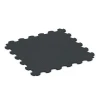 Fitness Vloerbeschermingsmat von WARCO im Farbdesign Antraciet mit den Abmessungen 102,5 x 102,5 x 1,5 cm | 1,05 m². Produktfoto von Artikel 6376 in der Aufsicht von schräg vorne.