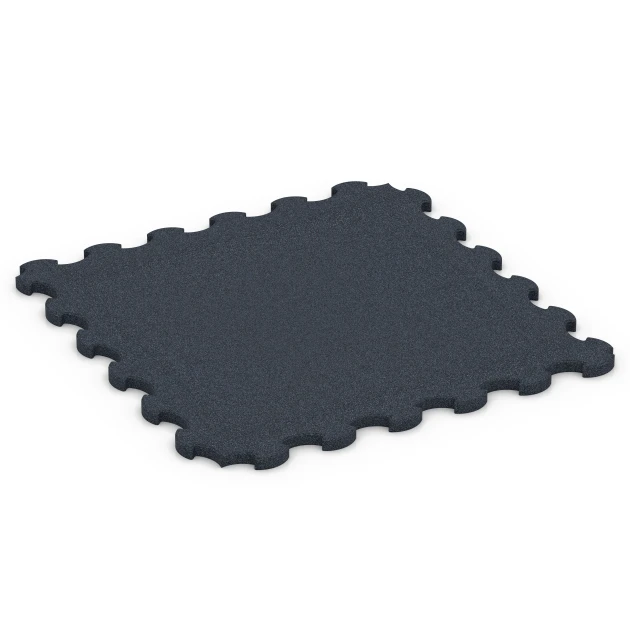 Stallmatte Puzzle von WARCO im Farbdesign Antraciet mit den Abmessungen 102,5 x 102,5 x 3 cm | 1,05 m². Produktfoto von Artikel 6391 in der Aufsicht von schräg vorne.