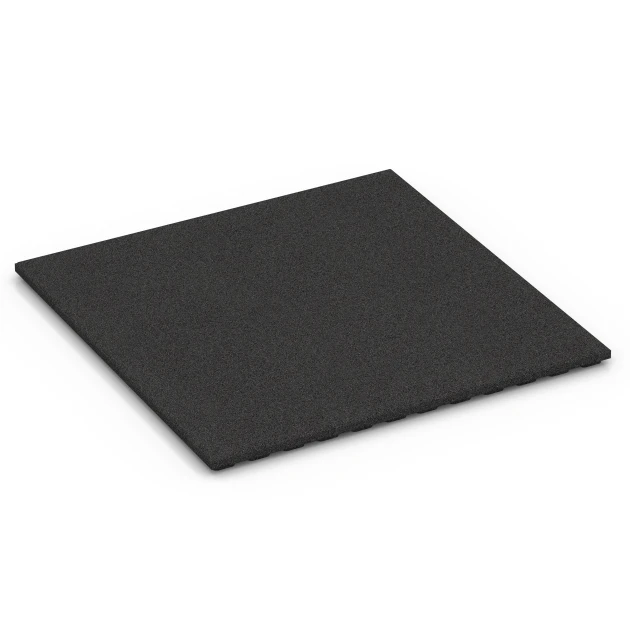 Stallmatte Komfort von WARCO im Farbdesign Antraciet mit den Abmessungen 100 x 100 x 4 cm. Produktfoto von Artikel 6383 in der Aufsicht von schräg vorne.