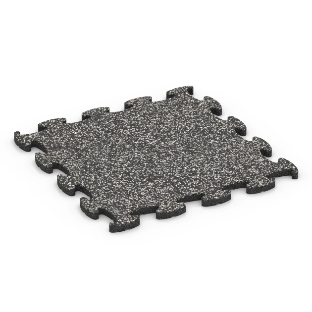 Vloertegels speelkamer von WARCO im Farbdesign Donkergrijs graniet mit den Abmessungen 44,6 x 44,6 x 1,8 cm | 0,20 m². Produktfoto von Artikel 6751 in der Aufsicht von schräg vorne.