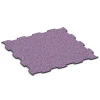 Beursvloer kliktegel von WARCO im Farbdesign Lavendel mit den Abmessungen 44,6 x 44,6 x 1,8 cm. Produktfoto von Artikel 6918 in der Aufsicht von schräg vorne.
