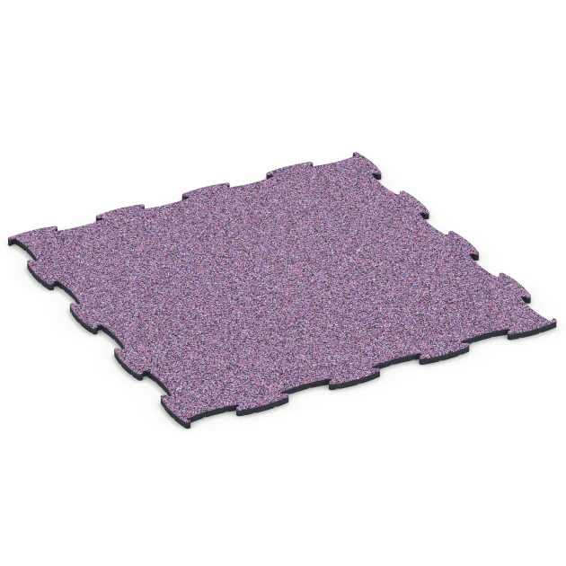 Beursvloer kliktegel von WARCO im Farbdesign Lavendel mit den Abmessungen 44,6 x 44,6 x 1,8 cm. Produktfoto von Artikel 6918 in der Aufsicht von schräg vorne.