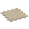 Agility vloer hondensport von WARCO im Farbdesign Travertin mit den Abmessungen 98 x 98 × 1,8 cm. Produktfoto von Artikel 6811 in der Aufsicht von schräg vorne.