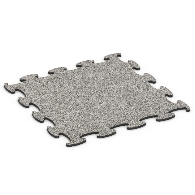 Beursvloer kliktegel von WARCO im Farbdesign Grijs graniet mit den Abmessungen 98 x 98 × 1,8 cm. Produktfoto von Artikel 6923 in der Aufsicht von schräg vorne.