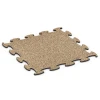 Beursvloer kliktegel von WARCO im Farbdesign Rattan mit den Abmessungen 98 x 98 × 1,8 cm. Produktfoto von Artikel 6930 in der Aufsicht von schräg vorne.