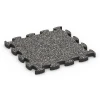 Valdempende puzzeltegel von WARCO im Farbdesign Donkergrijs graniet mit den Abmessungen 46 x 46 × 2,8 cm. Produktfoto von Artikel 6931 in der Aufsicht von schräg vorne.