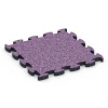 Fitness Active vloertegel von WARCO im Farbdesign Lavendel mit den Abmessungen 44,6 x 44,6 × 2,8 cm. Produktfoto von Artikel 6846 in der Aufsicht von schräg vorne.