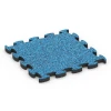 Terrastegels rubber von WARCO im Farbdesign Atlantisch mit den Abmessungen 46 x 46 × 2,8 cm. Produktfoto von Artikel 6947 in der Aufsicht von schräg vorne.
