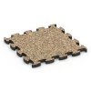 Fitness Max vloersysteem von WARCO im Farbdesign Rattan mit den Abmessungen 44,6 x 44,6 × 2,8 cm. Produktfoto von Artikel 6885 in der Aufsicht von schräg vorne.