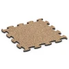 Fitness Max vloersysteem von WARCO im Farbdesign Terracotta mit den Abmessungen 98 x 98 x 2,8 cm. Produktfoto von Artikel 6889 in der Aufsicht von schräg vorne.
