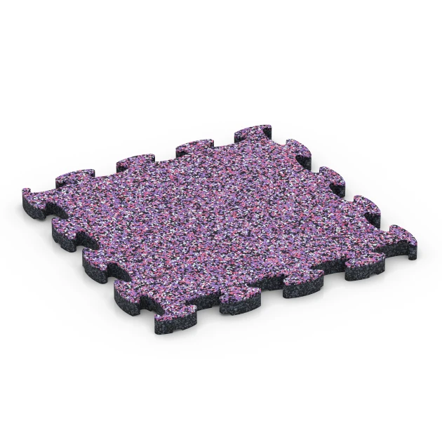 Zwembadrand tegels von WARCO im Farbdesign Lavendel mit den Abmessungen 28,9 x 28,9 x 1,8 cm. Produktfoto von Artikel 6774 in der Aufsicht von schräg vorne.