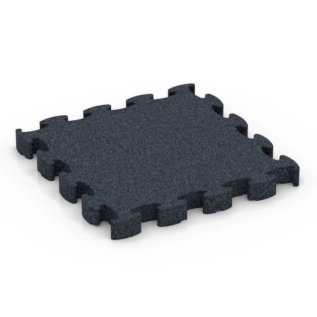 Fitness Premium sportvloer von WARCO im Farbdesign Antraciet mit den Abmessungen 28,9 x 28,9 x 2,8 cm. Produktfoto von Artikel 6959 in der Aufsicht von schräg vorne.