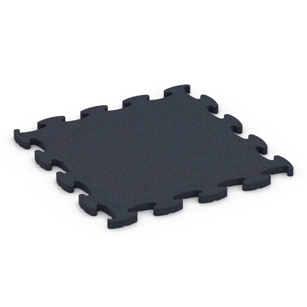 Fitness Premium studiovloer von WARCO im Farbdesign Antraciet mit den Abmessungen 45,9 x 45,9 x 1,8. Produktfoto von Artikel 6966 in der Aufsicht von schräg vorne.