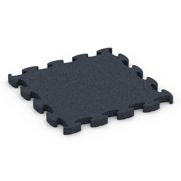 Fitness Premium sportvloer von WARCO im Farbdesign Antraciet mit den Abmessungen 45,9 x 45,9 x 2,8 cm. Produktfoto von Artikel 6961 in der Aufsicht von schräg vorne.