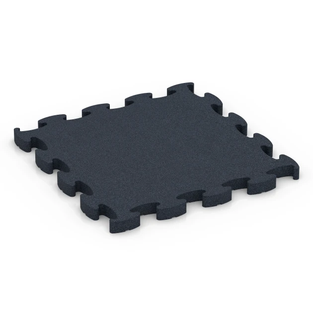 Fitness Premium studiovloer von WARCO im Farbdesign Antraciet mit den Abmessungen 45,9 x 45,9 x 2,8 cm. Produktfoto von Artikel 6967 in der Aufsicht von schräg vorne.