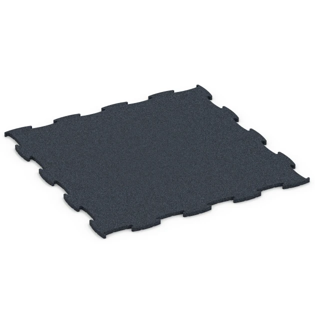 Fitness Premium sportvloer von WARCO im Farbdesign Antraciet mit den Abmessungen 99 x 99 x 1,8 cm. Produktfoto von Artikel 6962 in der Aufsicht von schräg vorne.