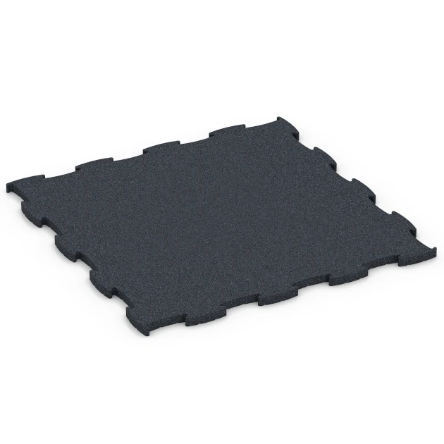 Fitness Premium sportvloer von WARCO im Farbdesign Antraciet mit den Abmessungen 99 x 99 x 2,8 cm. Produktfoto von Artikel 6963 in der Aufsicht von schräg vorne.