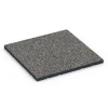 Fitnessvloer voor buiten von WARCO im Farbdesign Donkergrijs graniet mit den Abmessungen 60 x 60 x 3 cm | 0,36 m². Produktfoto von Artikel 7132 in der Aufsicht von schräg vorne.