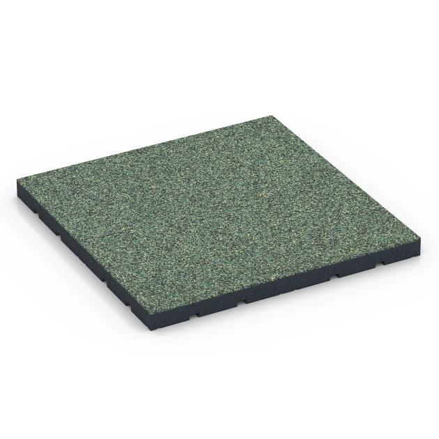 Fitnessvloer voor buiten von WARCO im Farbdesign Engels gazon mit den Abmessungen 60 x 60 x 4 cm | 0,36 m². Produktfoto von Artikel 7143 in der Aufsicht von schräg vorne.