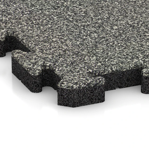 Detailaufnahme der Randausprägung von WARCO-Produkt 5900, Event kliktegel voor buiten, Format 50 x 50 x 4 cm | 0,25 m², Farbe Grijs graniet.