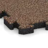 Detailaufnahme der Randausprägung von WARCO-Produkt 2881, Loopbrug, Format 500 x 500 x 40 mm, Farbe Schors & Bast.
