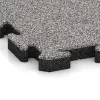 Detailaufnahme der Randausprägung von WARCO-Produkt 4545, Buiten vlondertegel, Format 500 x 500 x 40 mm, Farbe Grijs Melange.