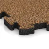 Detailaufnahme der Randausprägung von WARCO-Produkt 3382, Speelplaats vloeren, Format 1000 x 1000 x 40 mm, Farbe Terra Cotta.