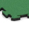Detailaufnahme der Randausprägung von WARCO-Produkt 5241, Buiten vlondertegel, Format 500 x 500 x 30 mm, Farbe Meigroen.