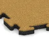 Detailaufnahme der Randausprägung von WARCO-Produkt 5307, Buiten vlondertegel, Format 500 x 500 x 30 mm, Farbe Citroengeel.