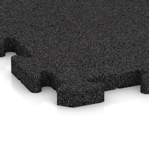 Detailaufnahme der Randausprägung von WARCO-Produkt 2773, Buiten vlondertegel, Format 500 x 500 x 30 mm, Farbe Anthraciet.