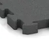 Detailaufnahme der Randausprägung von WARCO-Produkt 3147, Rubberen straattegels, Format 500 x 500 x 50 mm, Farbe Leigrijs.