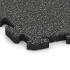 Detailaufnahme der Randausprägung von WARCO-Produkt 5067, Hoektegel HD, Format 485 x 485 x 30 mm, Farbe Donkergrijs Graniet.