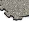 Detailaufnahme der Randausprägung von WARCO-Produkt 0126, Zwembadrandtegel, Format 500 x 500 x 18 mm, Farbe Lichtgrijs Graniet.