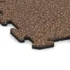 Detailaufnahme der Randausprägung von WARCO-Produkt 0129, Zwembadrandtegel, Format 500 x 500 x 18 mm, Farbe Schors & Bast.